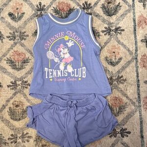 Disney Minnie Mouse Blue Tank Top